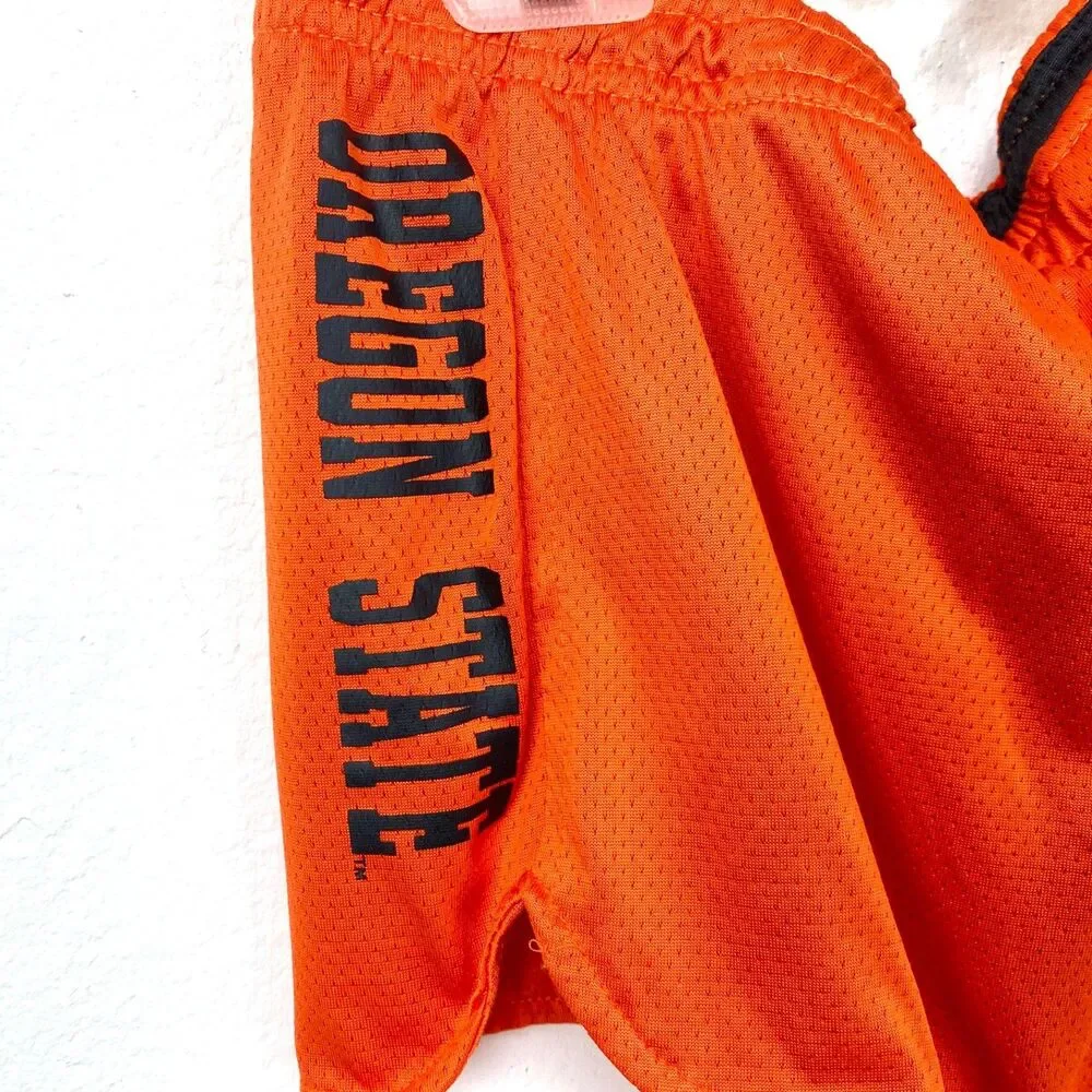 Womens Oregon State University Beavers Orange Shorts Small Sports Colosseum
